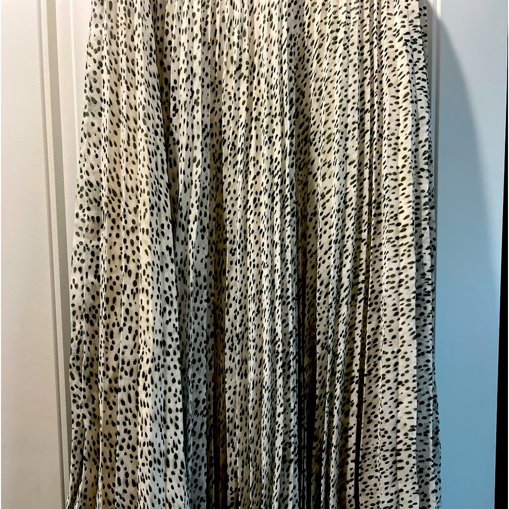 Chaps Pleated Maxi Skirt